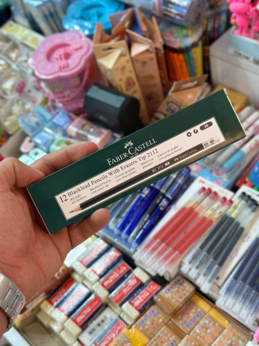 مداد چوبي فايبر مشكي ١٢ عددي